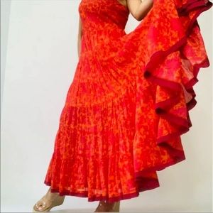 Free people Printed Midi dress